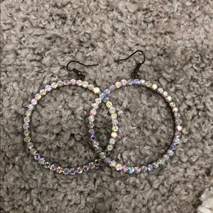 Rhinestone hoops
